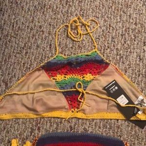 Jaded London Swim - Rainbow Knit String Bikini Jaded London Swim - Rainbow Knit String Bikini
